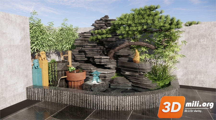 Rockery Skp Files